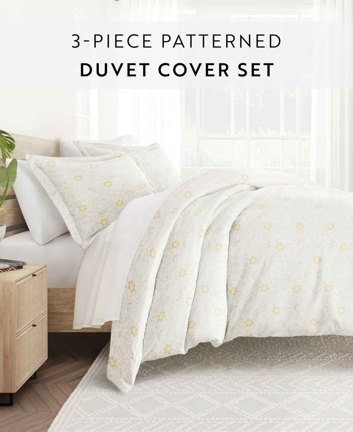 ienjoy Home Tranquil Sleep Patterned Duvet Cover Set