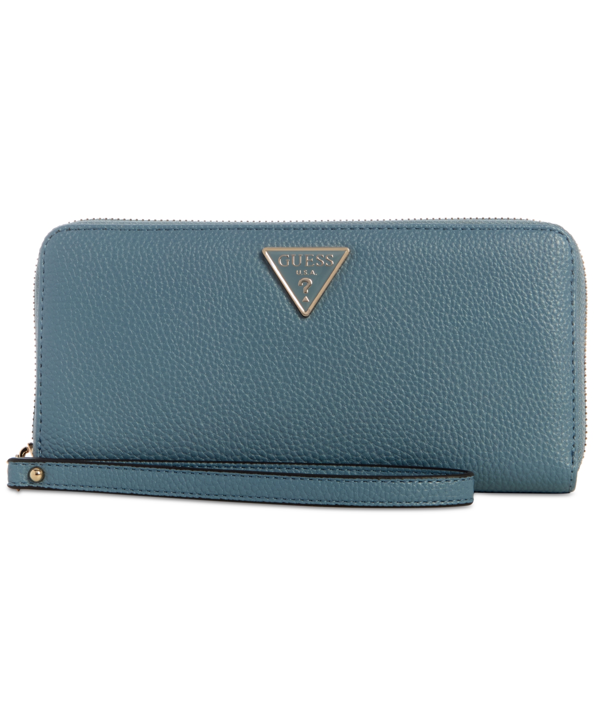 Micaela Boxed Large Zip-Around Wallet - Slate
