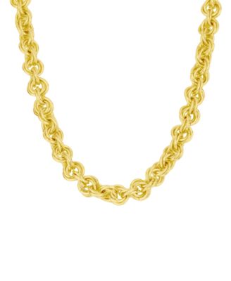 Circle Link Chain Necklace