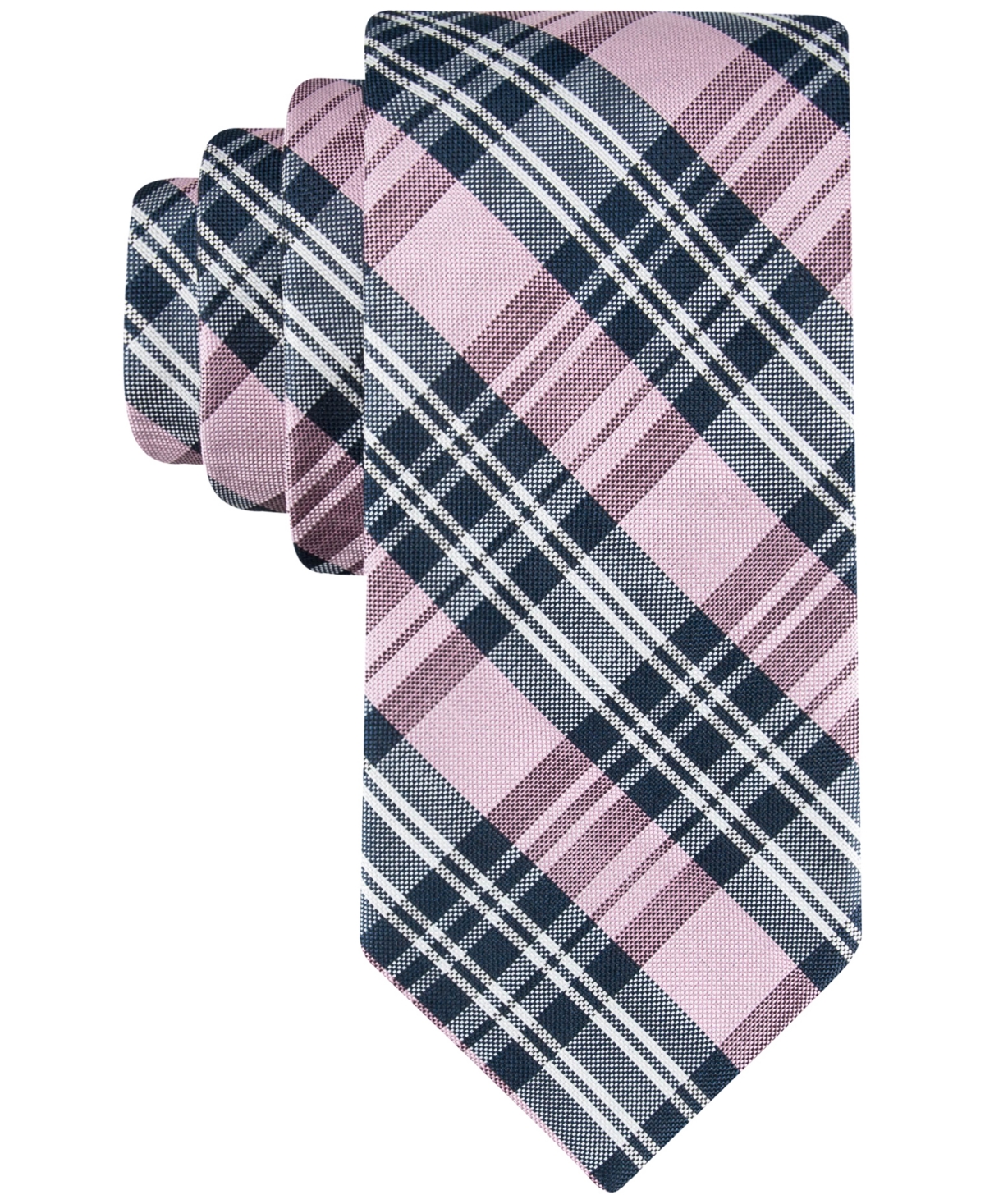 Men's Belmont Plaid Tie - Pink