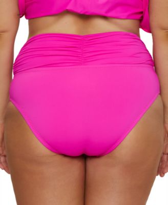 Plus Size Marble Canyon High Waist Bikini Bottoms