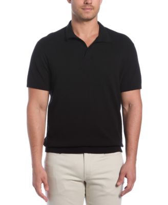 Cubavera - Men's Textured Knit Short-Sleeve Shirt
