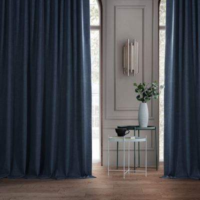 Extra Wide Performance Linen Hotel Blackout Curtain