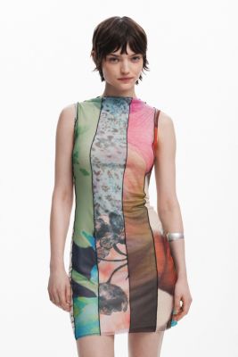 Women's Panel mini dress