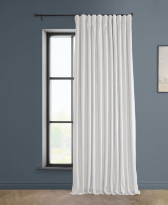 Extra Wide Heritage Plush Velvet Room Darkening Curtain