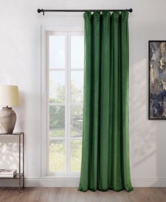 Heritage Plush Velvet Room Darkening Curtain