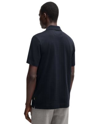 Men's Cotton-Silk Blend Relaxed-Fit Polo Shirt