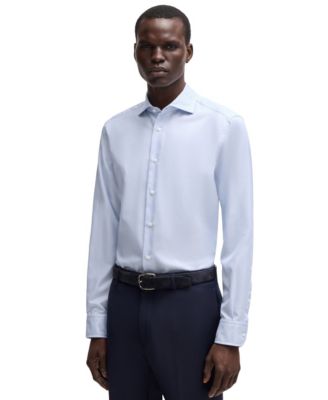 Hugo Boss - Men's Crease-Resistant Regular-Fit Dress Shirt