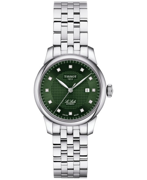 Tissot Women's Swiss Automatic Le Locle Lady Diamond (1/20 ct. t.w.) Stainless Steel Bracelet Watch 29mm