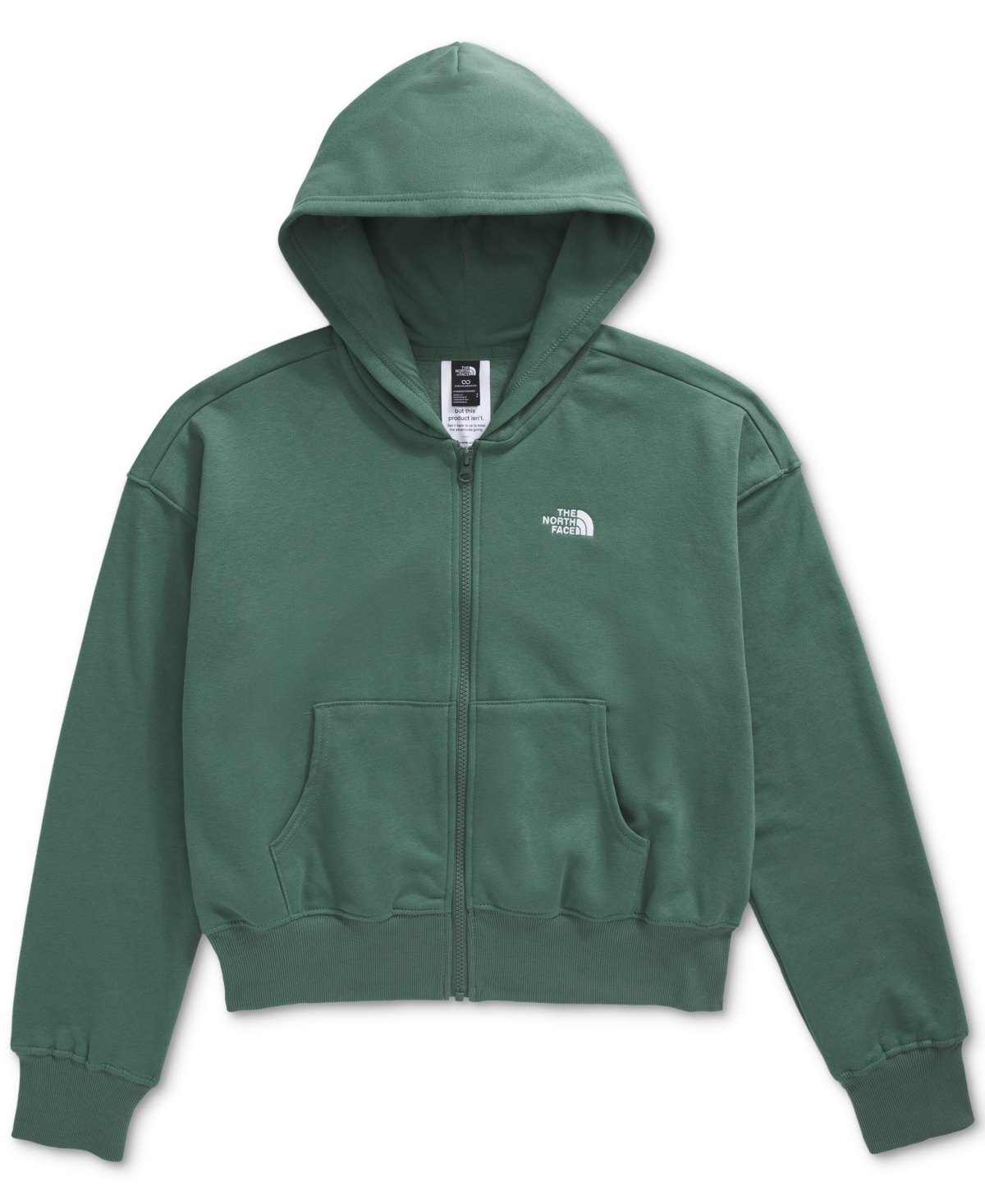 Shop The North Face Women's Evolution Full-zip Hoodie In Duck Green