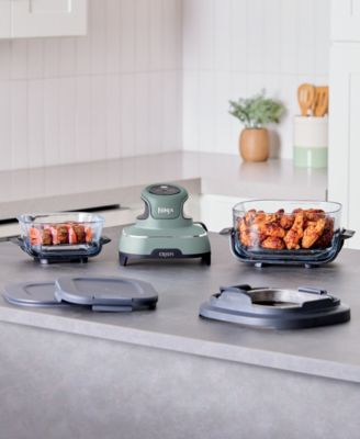 Crispi 4-in-1 Portable Glass Air Fryer Cooking System