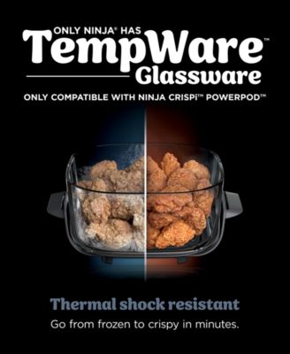 Crispi 4-in-1 Portable Glass Air Fryer Cooking System