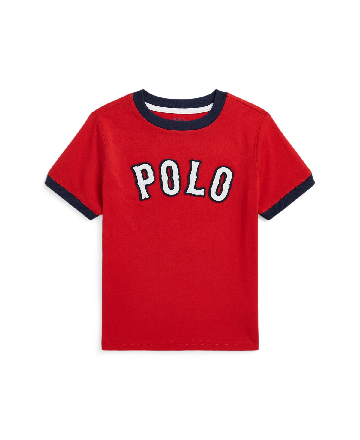 Polo Ralph Lauren Little Boys Baseball Logo Cotton Jersey T-shirt In Rl2000 Red