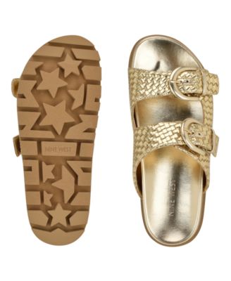 NINE WEST ★【サンダル】Tindy Woven Footbed Sandals Tindy Woven Footbed Sandals – Nine West