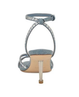 Nine West Women's Amseta Strappy Embellished Stiletto