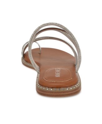 Women's Dashin Embellished Strappy Flat Sandals