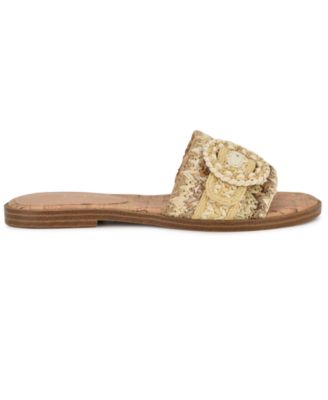 Women's Poland Woven Slip-On Flat Sandals