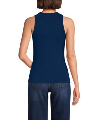 Women's Drapey Rib Fitted Tank Top
