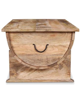 Coffee Table Solid Mango Wood 34.6"x19.7"x15.7"