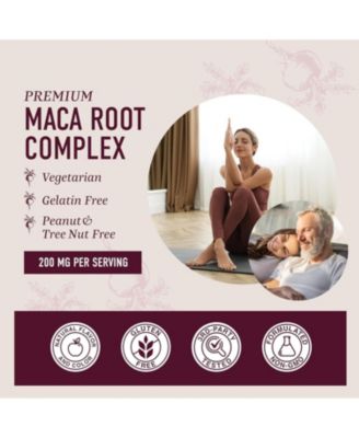 Maca Root Gummies with Natural Peach Flavors, Hormone Balance for Women and Men, 60ct