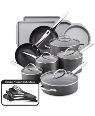 Farberware - Hard Anodized Nonstick 20-Pc. Cookware Set