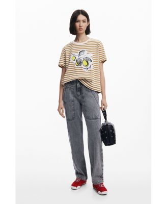 Women's Striped print T-shirt