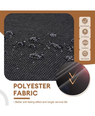 Patio Furniture Set 6 Piece Outdoor Sectional Sofa Set with Rocking Swivel Chairs Square Fire Pit Table Loveseat All Weather Wicker Rattan Conversation Sets for Yard Porch