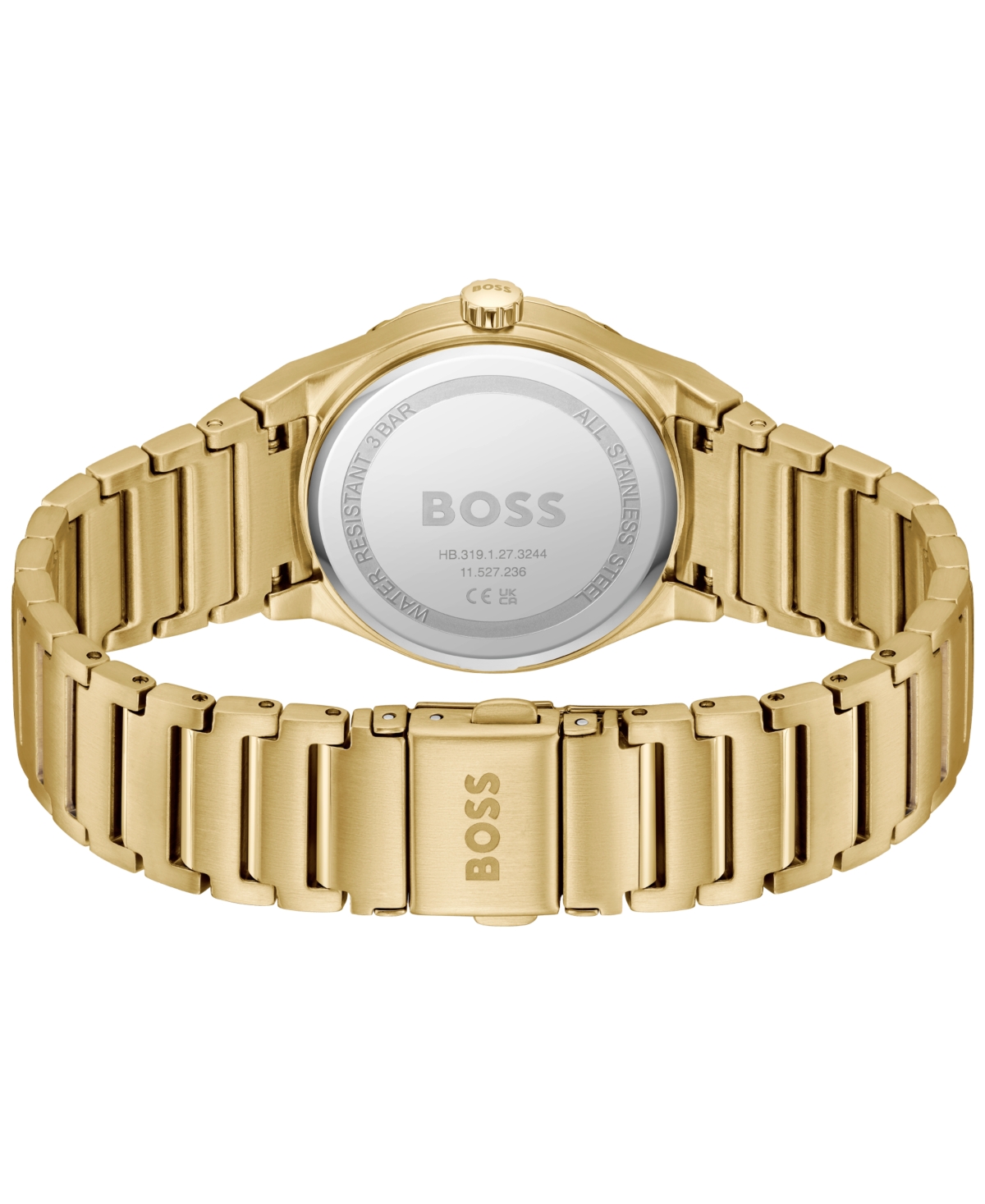 Hugo Boss Women's Candor Sport Quartz Ionic Plated Thin Gold-tone Stainless-steel Watch, 32mm In Gold-tone
