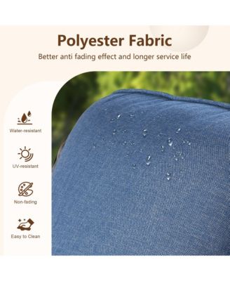 Outdoor Swivel Rocking Chairs Set, Patio Furniture Set with 50,000 BTU Rectangular Propane Fire Pit Table, 7 Pieces High Back Conversation Sofa and Side Table