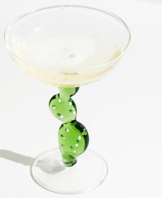 Desert Plants Cactus Champagne Bowl, 10.1 oz.