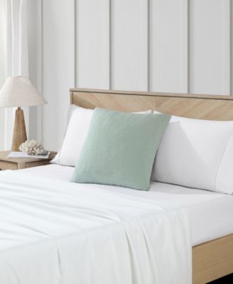 Wave Texture Square Pillow, 20" X 20"