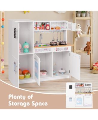 Toddler Pretend Play Kitchen Toy with Stove for Boys and Girls Aged 3+ Fun Cooking Toy