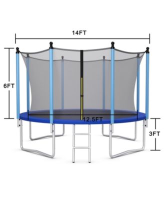Jumping Exercise Recreational Bounce Trampoline with Safety Net