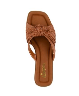 Women's Serona Open Toe Woven Knot Flat Sandals