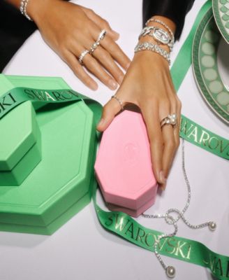 Crystal Cultivated Pearl Round Cut Statement Ring