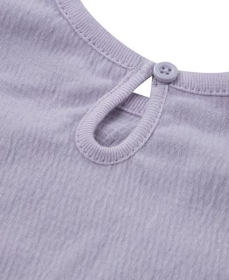 Baby Girls Bodysuit, Top & Shorts, 3 Piece Set