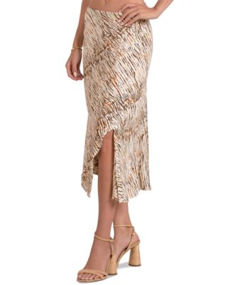 Women's Sahara Printed Pull-On Midi Skirt