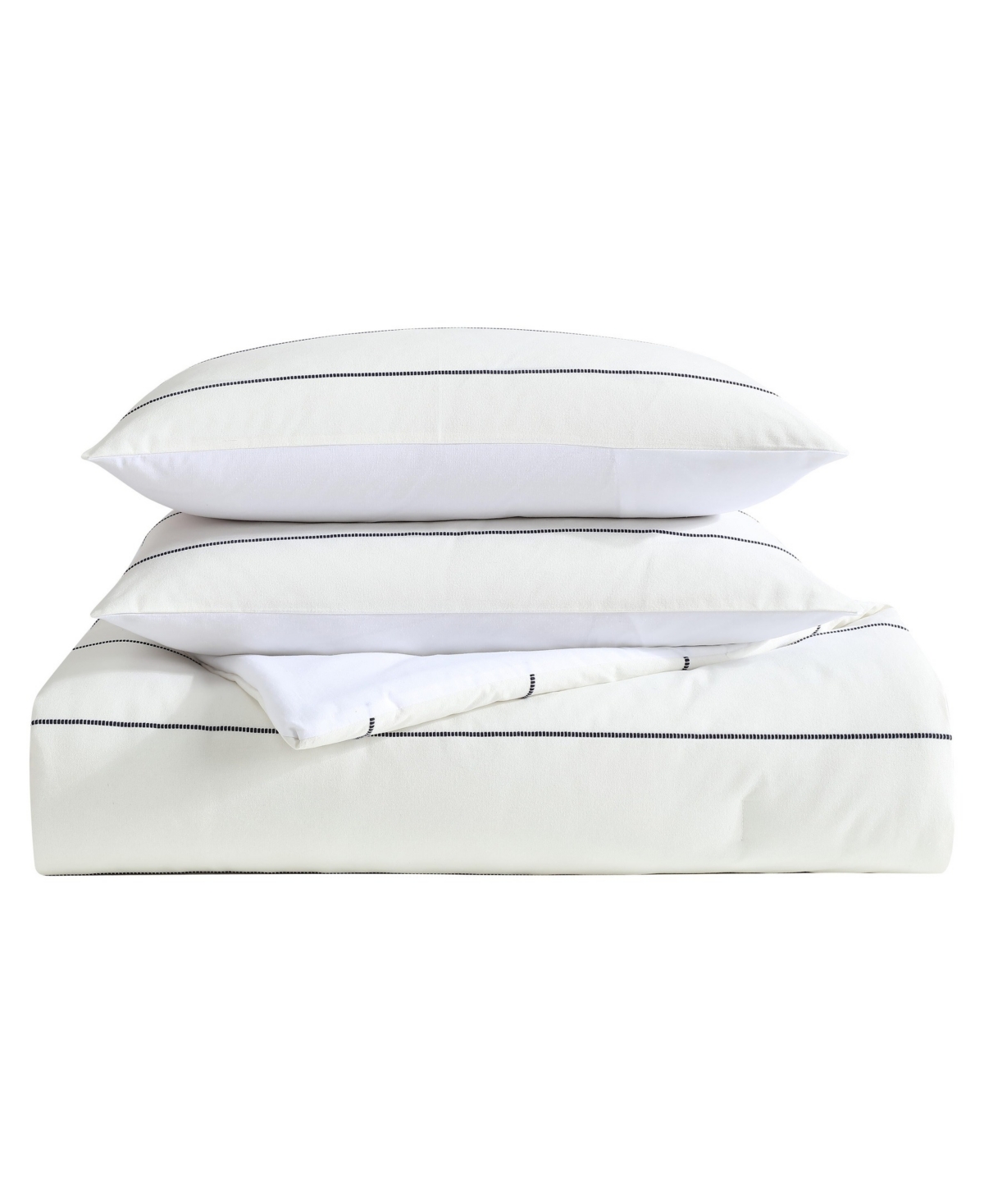 Nautica Naval Stripe 3-pc. Comforter Set, King In Navy,white
