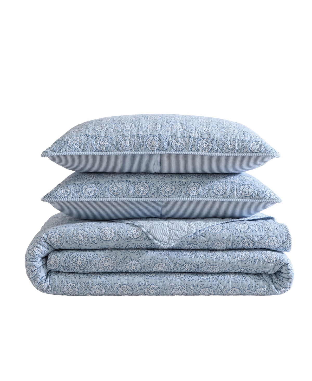 Nautica Floral Park Reversible 2-pc. Quilt Set, Twin In Blue