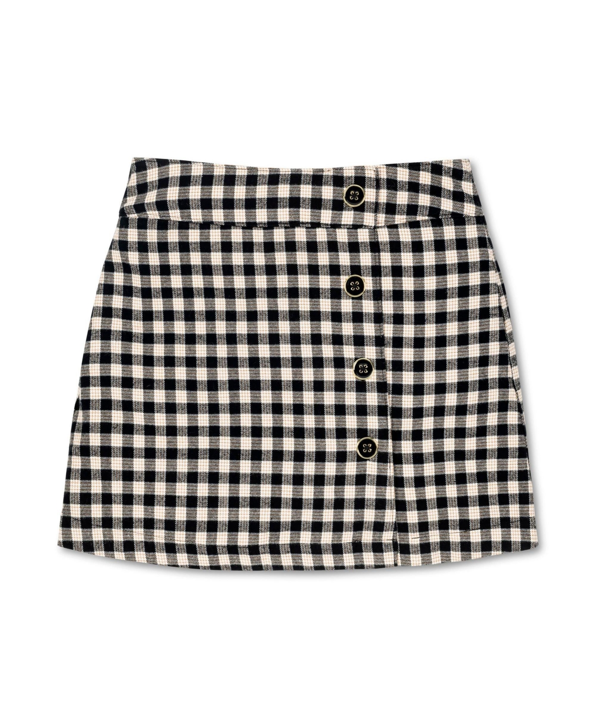 Hope & Henry Womens' Flannel Mini Skirt