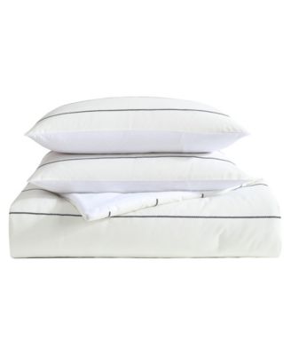 Naval Stripe 3-Pc. Duvet Cover Set, Full/Queen