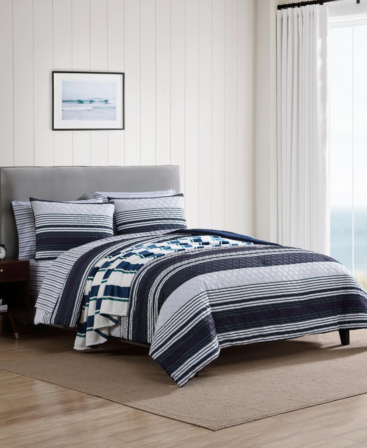 Nautica Lakefront Embossed 8-Pc. Comforter Set