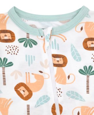 Baby Boys 2-Piece Print Footie and Hat Set