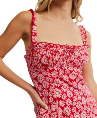 chinese dress ladies Free People Lucinda Lace Midi Dress- Ginger Combo – P E A C H E S