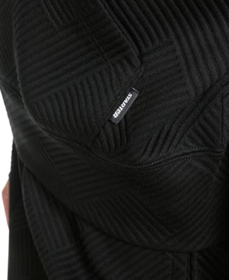 Women's Geo Jacquard Cropped Full-Zip Hoodie