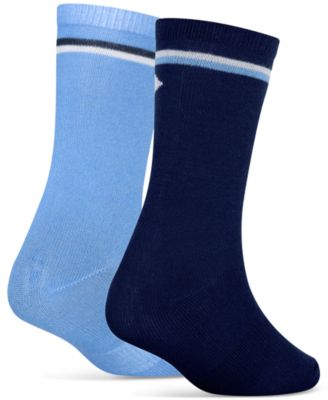 Big Kids Diamond Logo High Crew Socks, Set of 2 