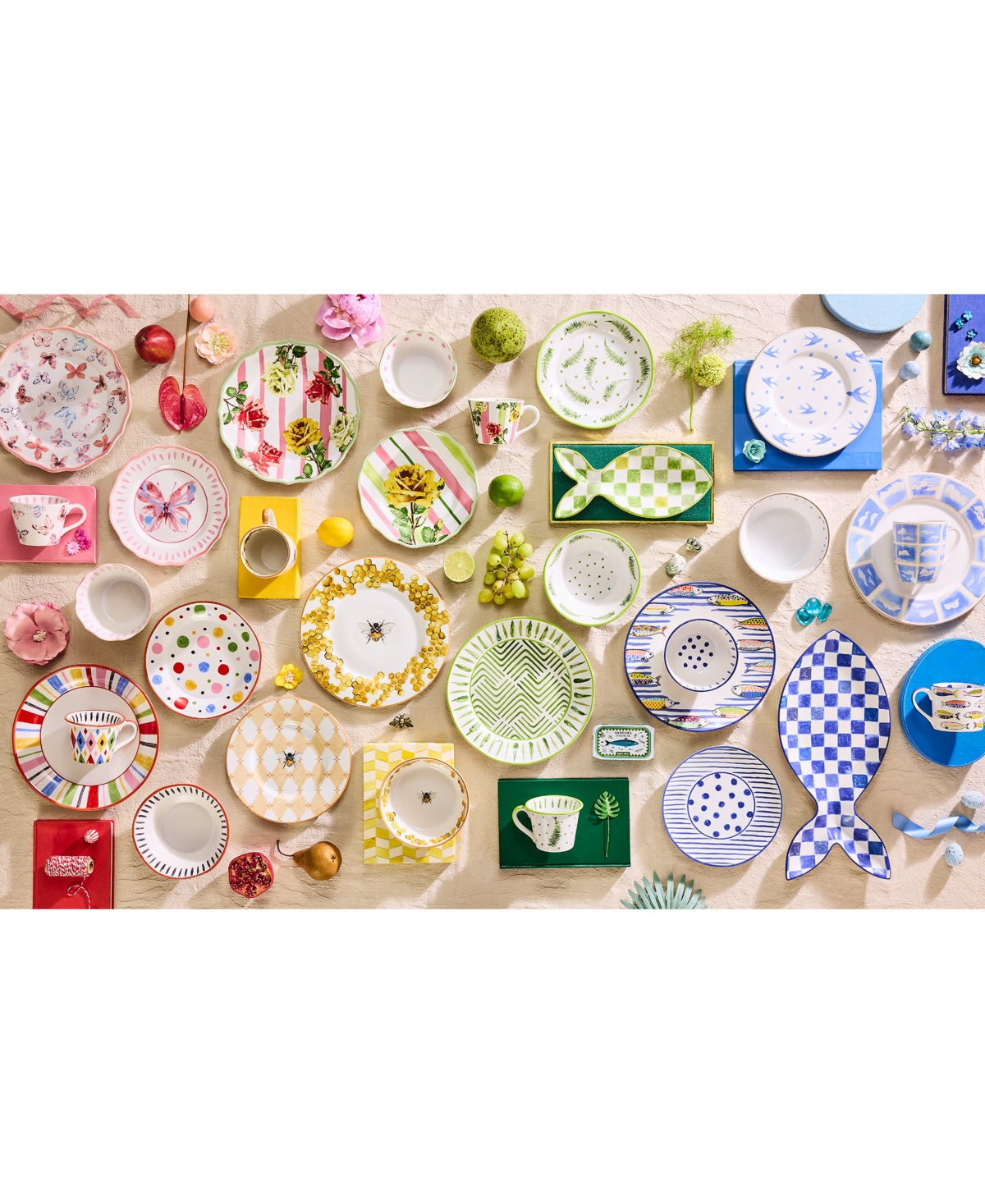 Mackenzie-childs Go Fish Salad Plate