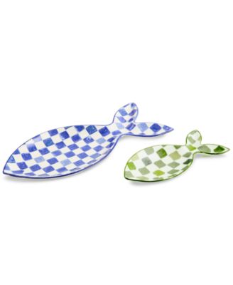 Go Fish Serving Platters, Set of 2