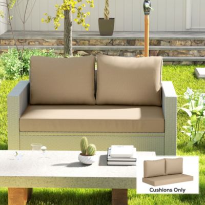5 in Patio Furniture Cushions Outdoor Loveseat Cushions