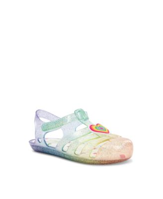 Girls Wonder Everglitter Heart Lighted Sandal